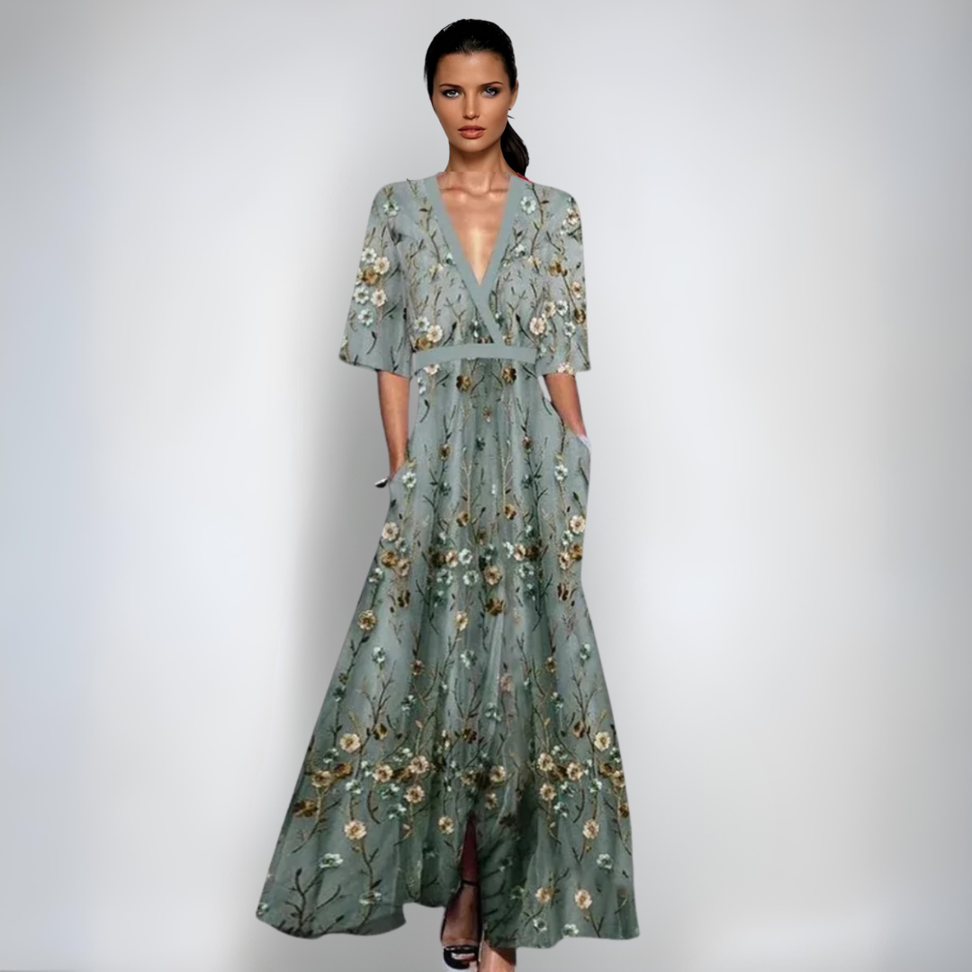 Emily - Luxe Bloemen Jurk