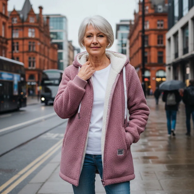 Pien | Fleece jas met zachte warmte en elegante look