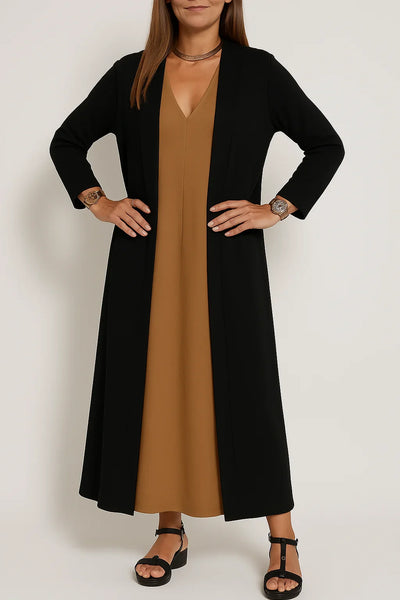 Lyvazza™ - Elegant long dress + matching cardigan FREE