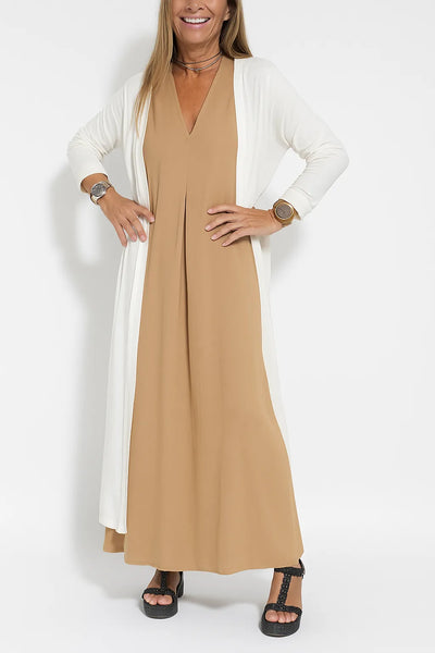 Lyvazza™ - Elegant long dress + matching cardigan FREE