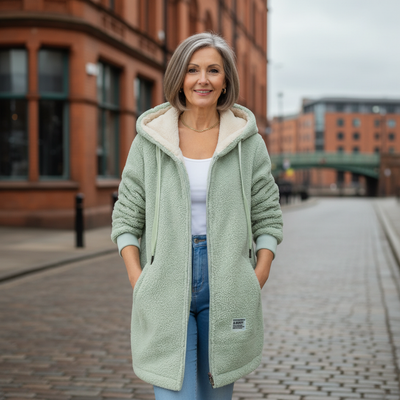 Pien | Fleece jas met zachte warmte en elegante look